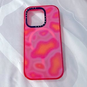 iPhone 14 Pro Casetify Case - Gradient Cow Print
